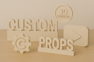 Custom 3D printed logos & props
